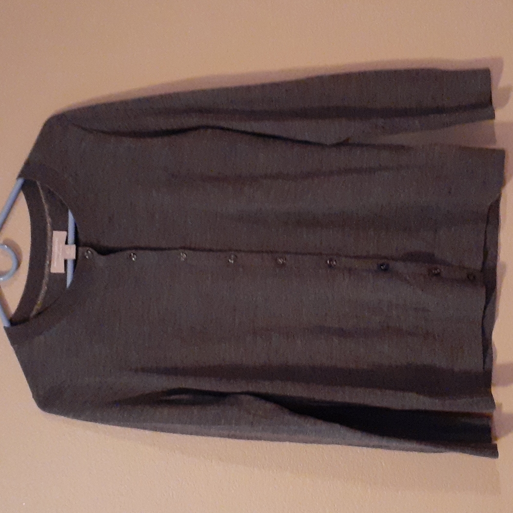 Banana Republic 100% Merino Wool Gray Medium